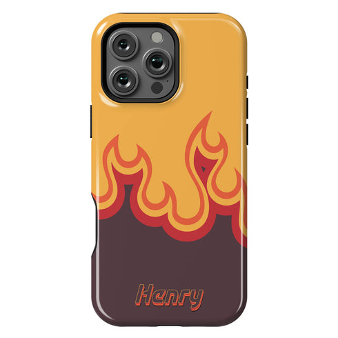 Personalized Cool Flame Effect iPhone Case